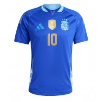 Pánský Fotbalový dres Argentina Lionel Messi #10 Copa America 2024 Venkovní Krátký Rukáv